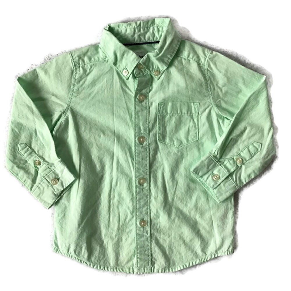 Carters Vertical Striped Button Down Dress Shirt